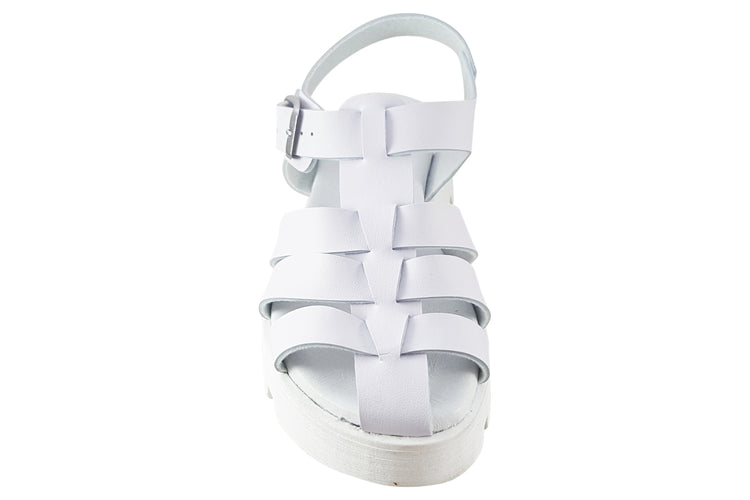 Lelli Kelly Isla Sdl LK3586 White Girls Sandals