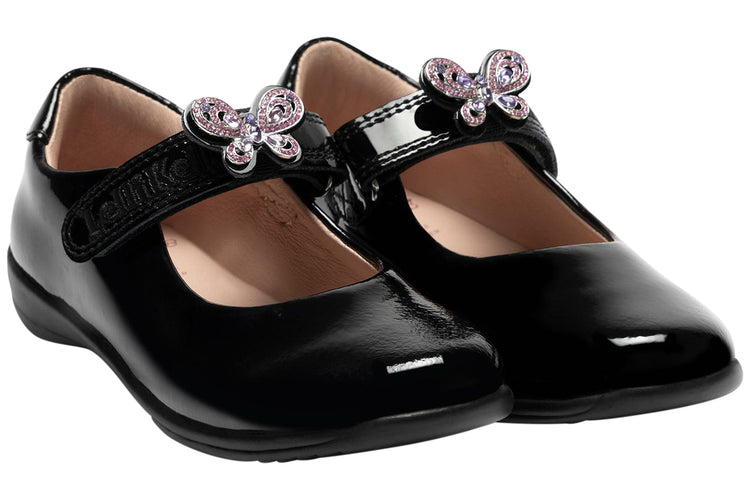Lelli Kelly Melody 2 LKSO8473 Black Patent Girls School Shoes