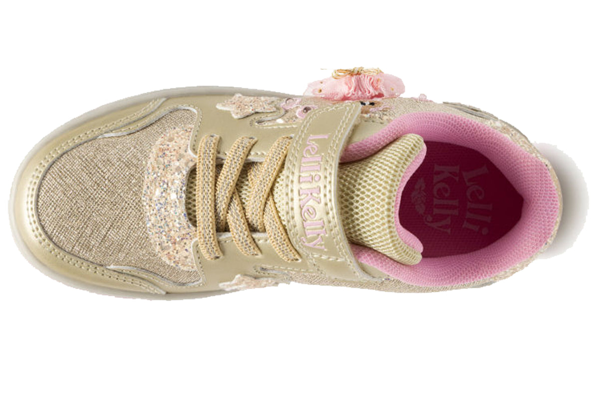 Lelli Kelly Mille Stelle LKAA5709 Gold Girls First Shoes