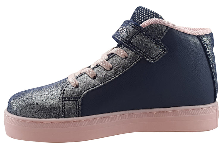 Lelli Kelly Mlle Stelle Luci Hi LK2286 Blue Girls Boots
