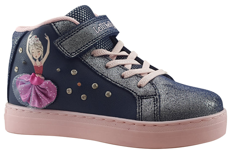Lelli Kelly Mlle Stelle Luci Hi LK2286 Blue Girls Boots