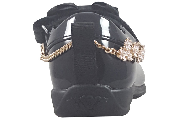 Lelli Kelly Ophelia (Bracelet)LKSA8491 Black Patent Girls School Shoes