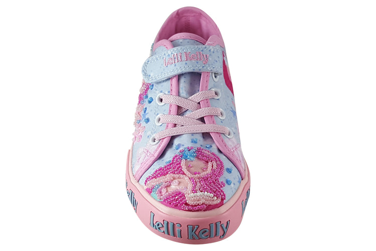 Lelli Kelly Sirenetta Lo LK3480 Light Blue Fantasy Girls Canvas