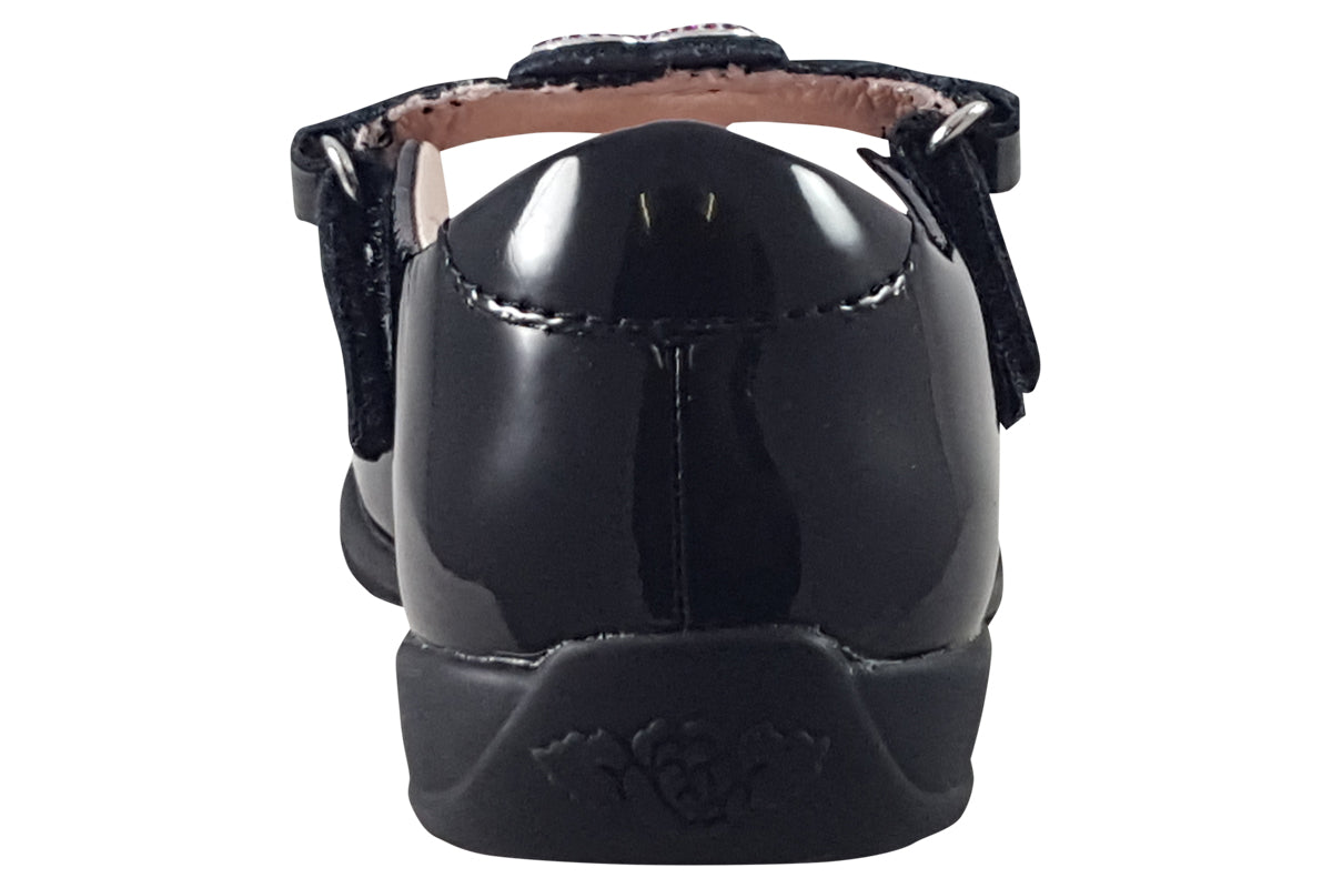 lelli kelly valentina straps lk8105 black patent girls back