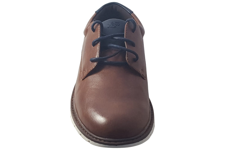 Lloyd and Pryce Greaves B  Camel Boys Shoes