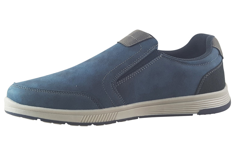 Lloyd and Pryce Campbell Navy Mens Trainers