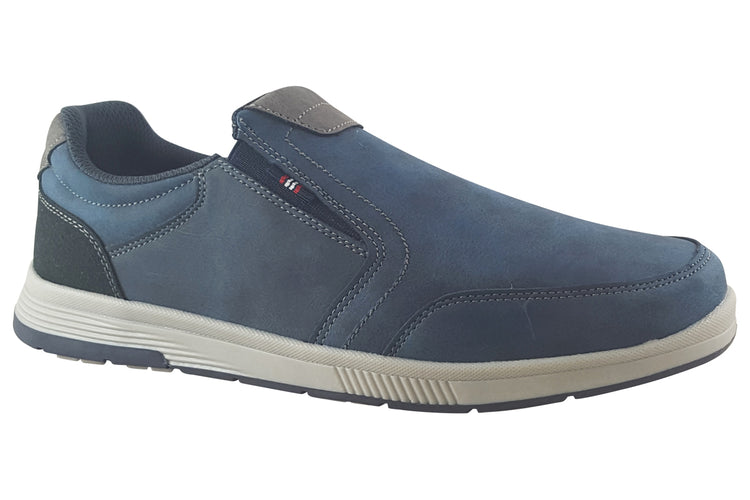 Lloyd and Pryce Campbell Navy Mens Trainers