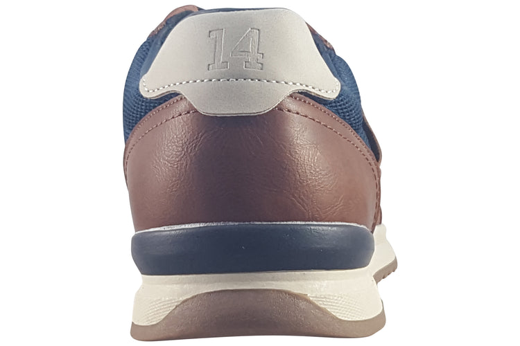Lloyd and Pryce Deswal Camel Mix Mens Trainers