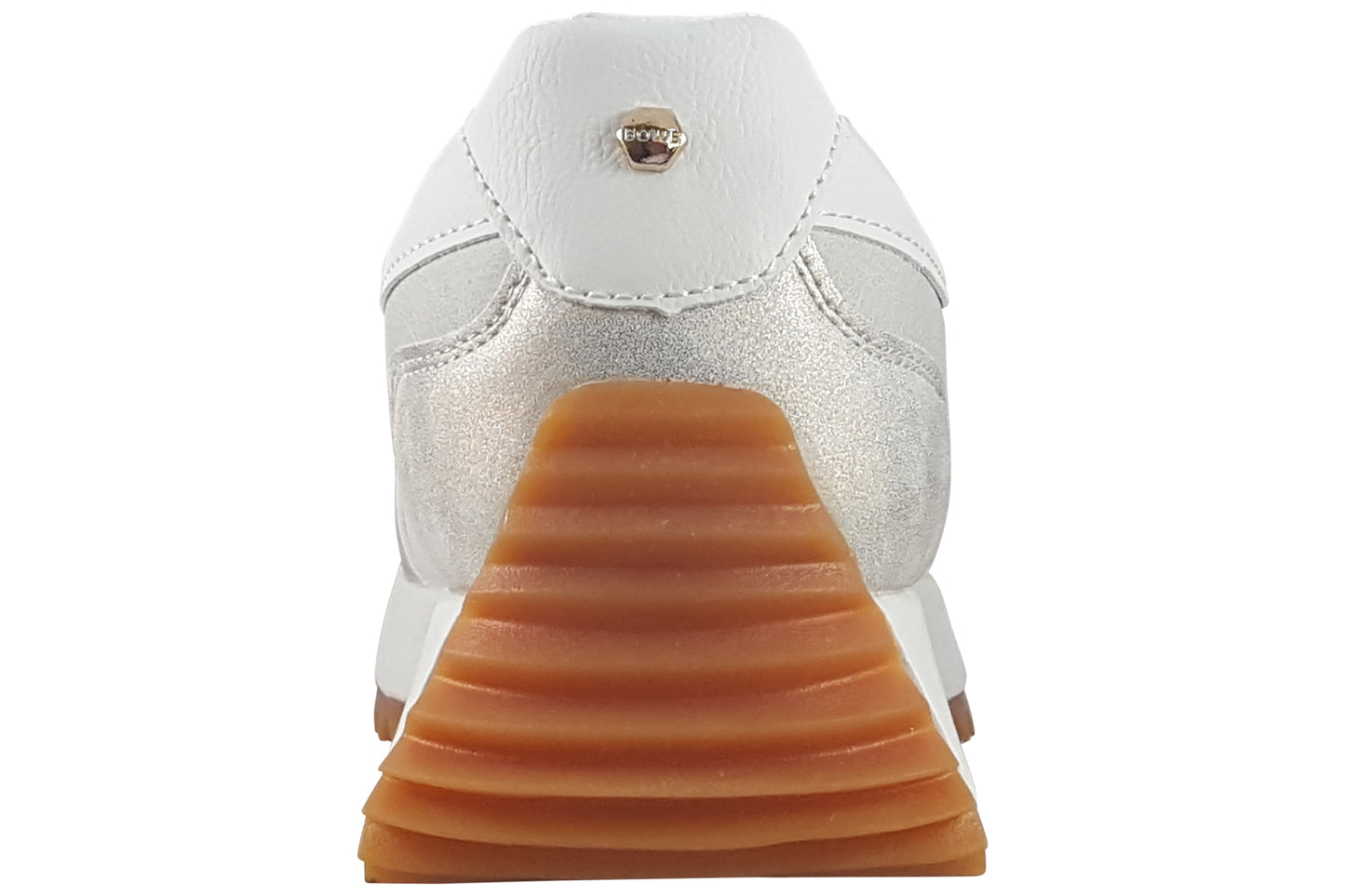 lloydandpryce forsyth coconut shimmer womens fashion trainers back
