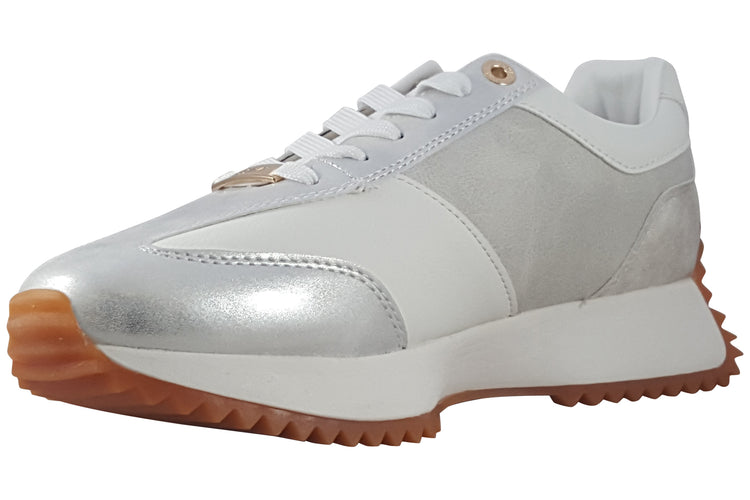 Lloyd and Pryce Forsyth Coconut Shimmer Womens Fashion Trainers