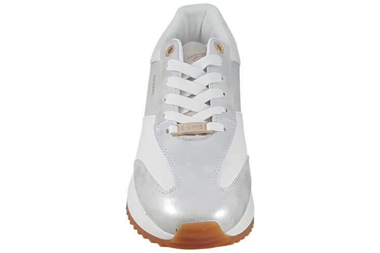 Lloyd and Pryce Forsyth Coconut Shimmer Womens Fashion Trainers
