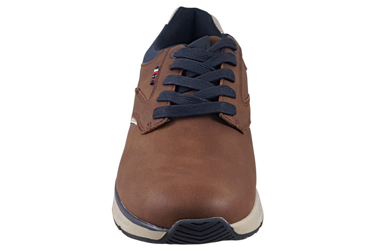 Lloyd and Pryce Heyes Dark Camel Mens Trainers