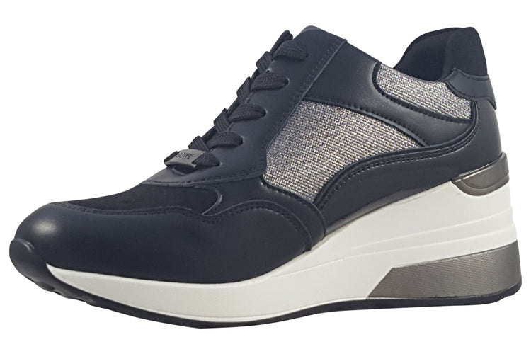 Lloyd and Pryce Malcolm Stealth Sparkle Womens Fashion Trainers