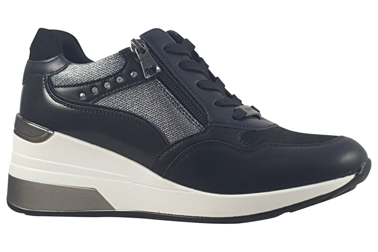 Lloyd and Pryce Malcolm Stealth Sparkle Womens Fashion Trainers