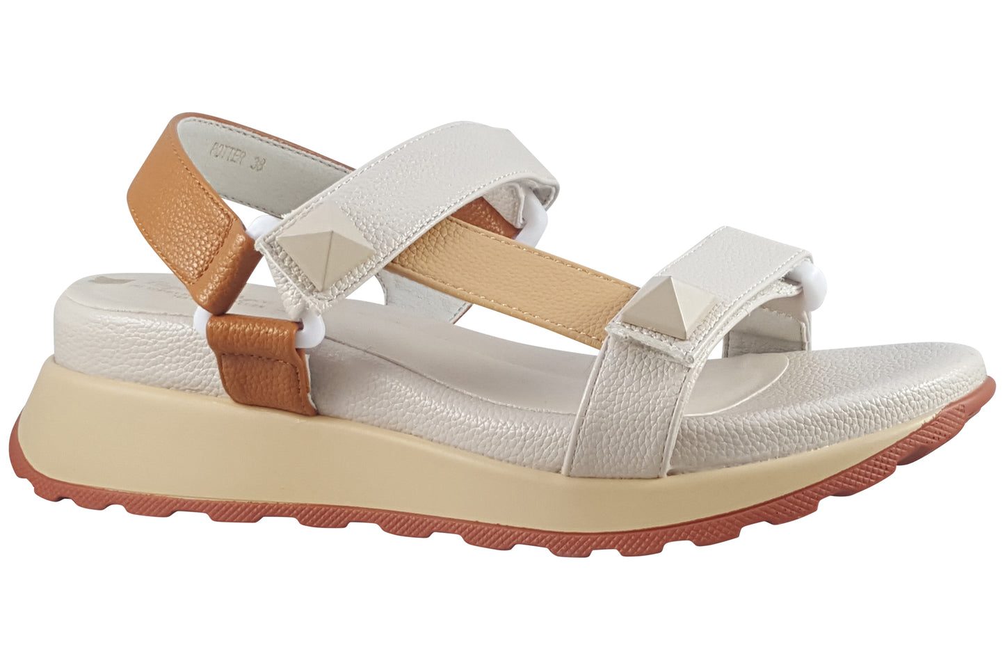 lloydandpryce potter total tan mixwomens sandals right
