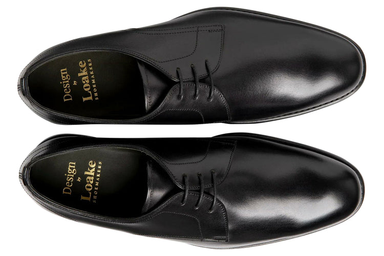 Loake Atherton Black Mens Handcrafted Shoes