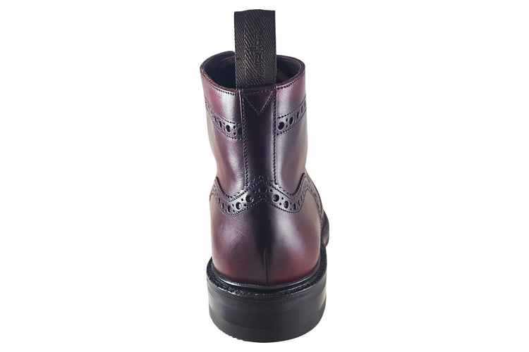 Loake Bedale Burgundy Mens Handcrafted Leather Boots