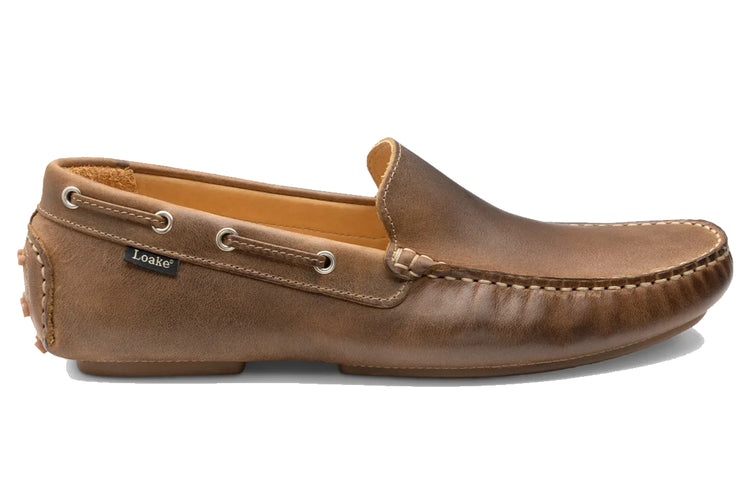 Loake Donington Brown Nubuck Mens Handcrafted Shoes