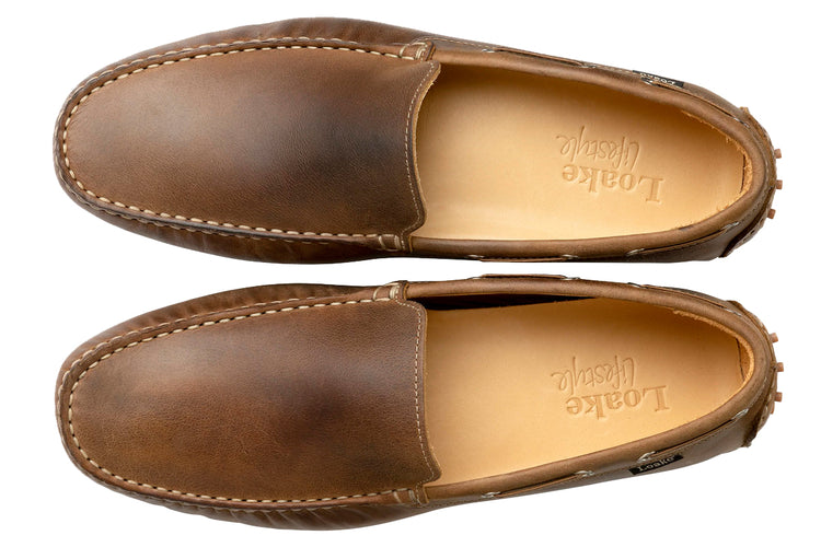 Loake Donington Brown Nubuck Mens Handcrafted Shoes