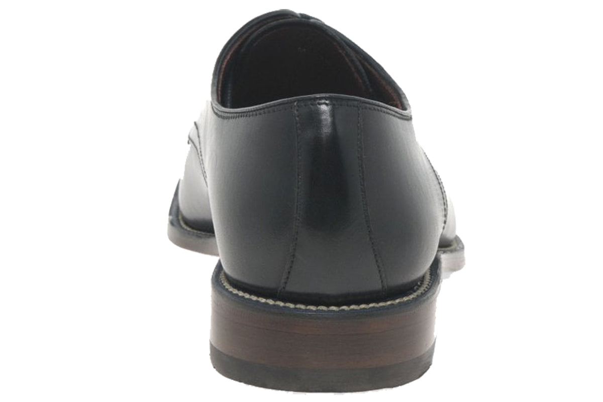 loake drake blackl mens shoes back