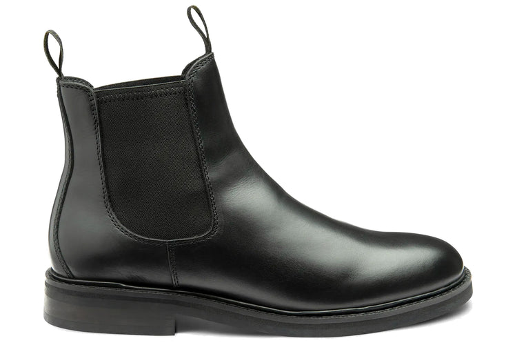 Loake Ducksworth Black Waxy Leather Mens Boots