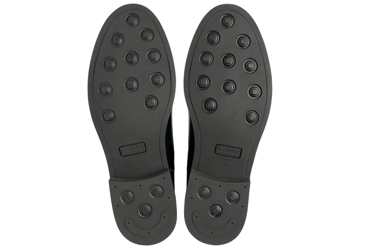 Loake Ducksworth Black Waxy Leather Mens Boots