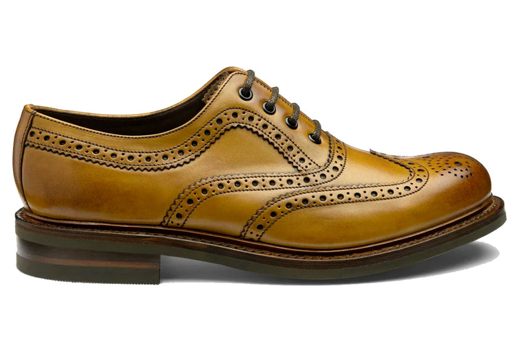 Loake Edward Tan Mens Handcrafted Shoes