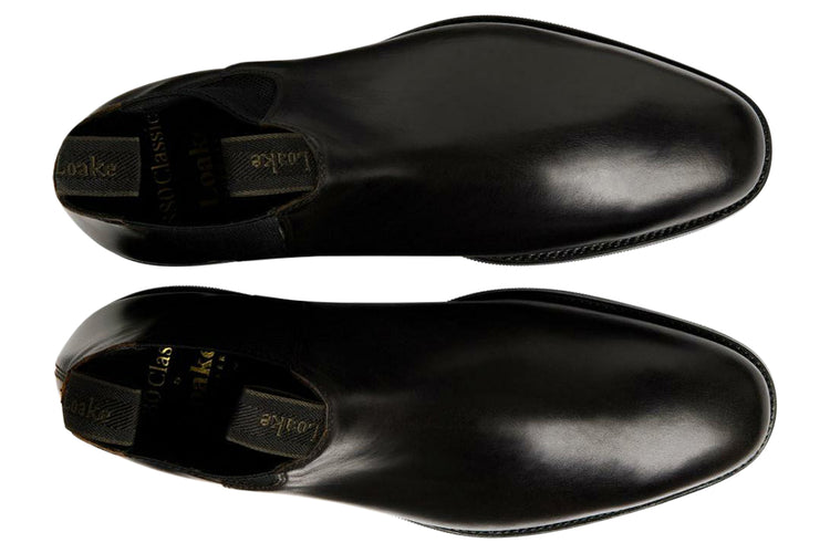 Loake Emsworth Black Mens Handcrafted Boots