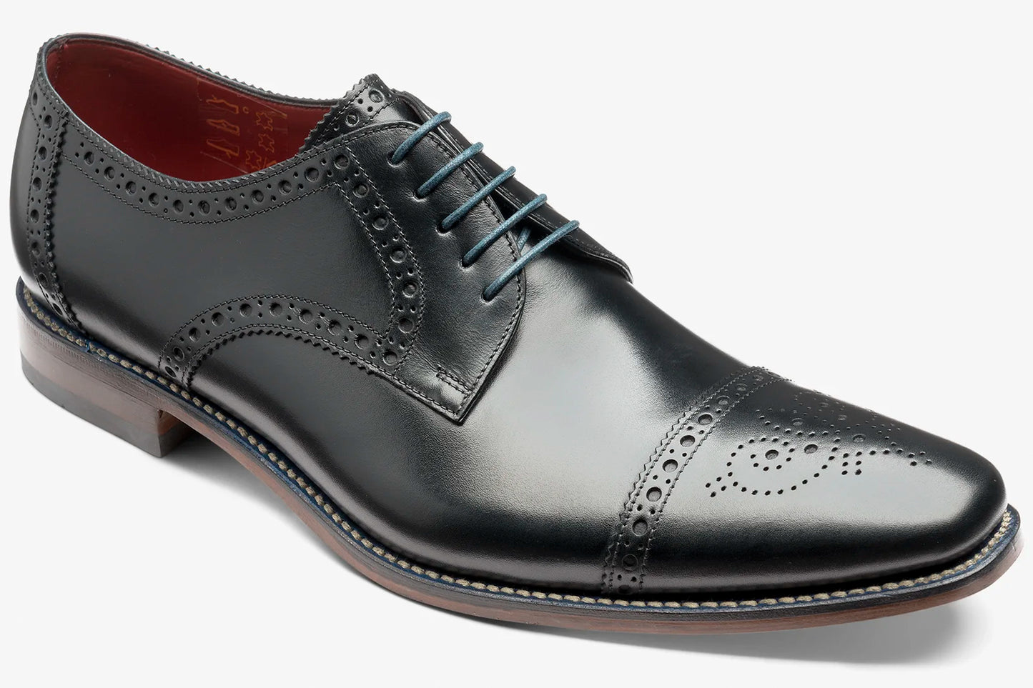 Loake Foley Black Mens Handcrafted Shoes