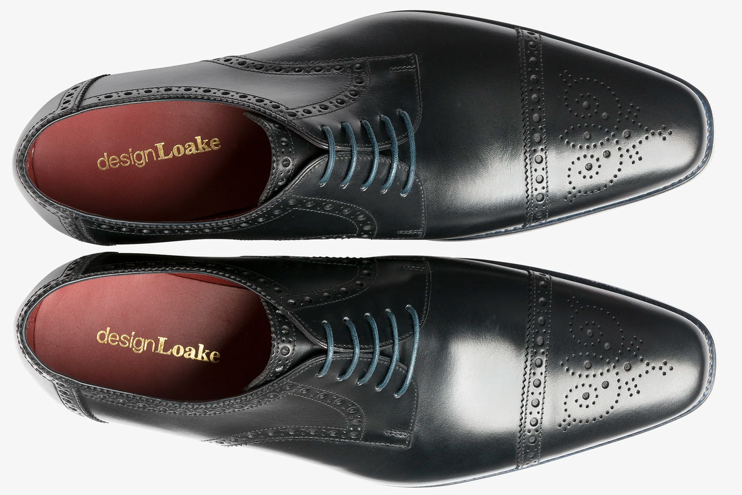 Loake Foley Black Mens Handcrafted Shoes