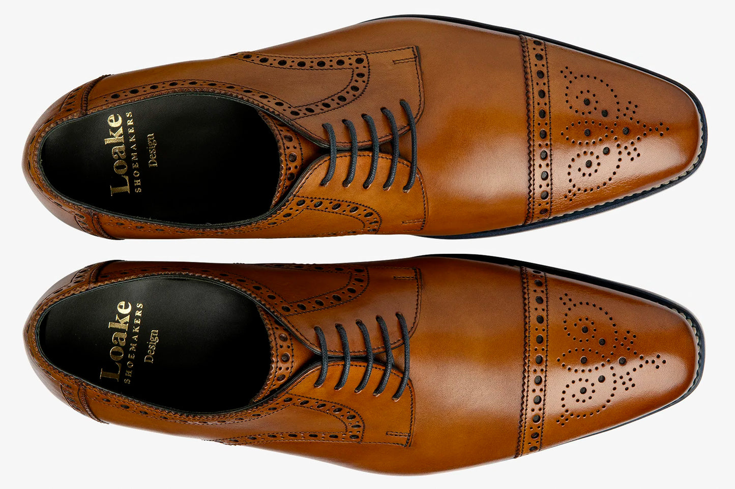 Loake Foley Tan Mens Handcrafted Shoes