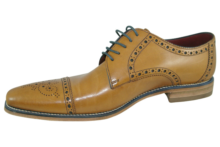 Loake Foley Tan Mens Handcrafted Shoes