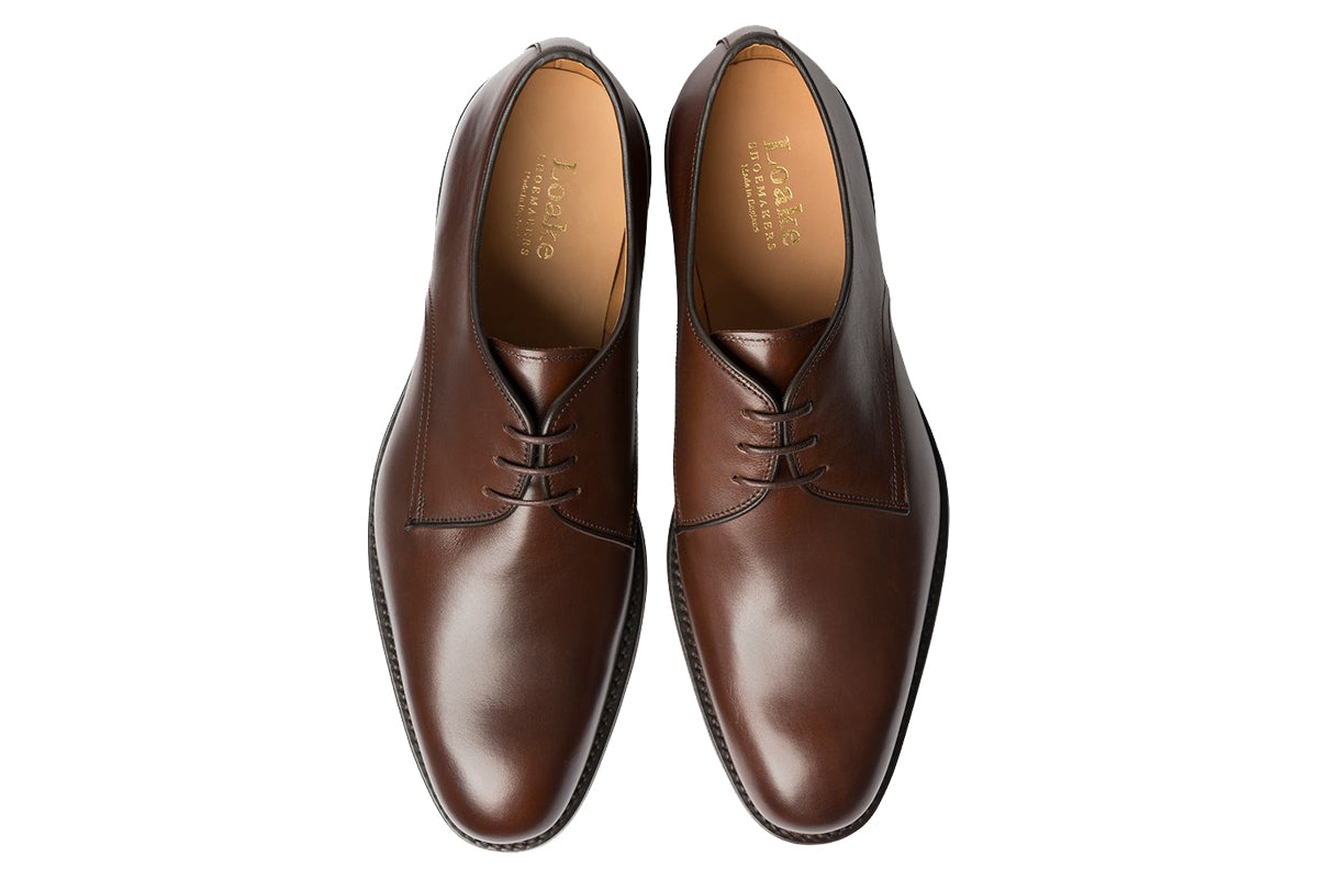loake gable brown mens shoes top