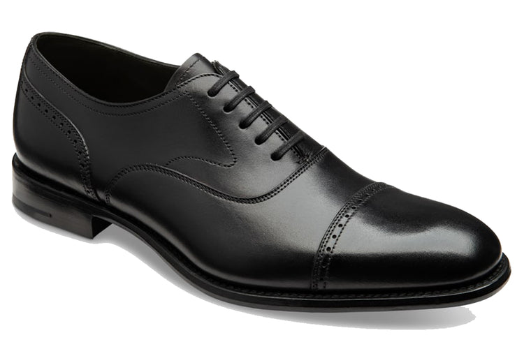 Loake Hughes Black Mens Handcrafted Shoes