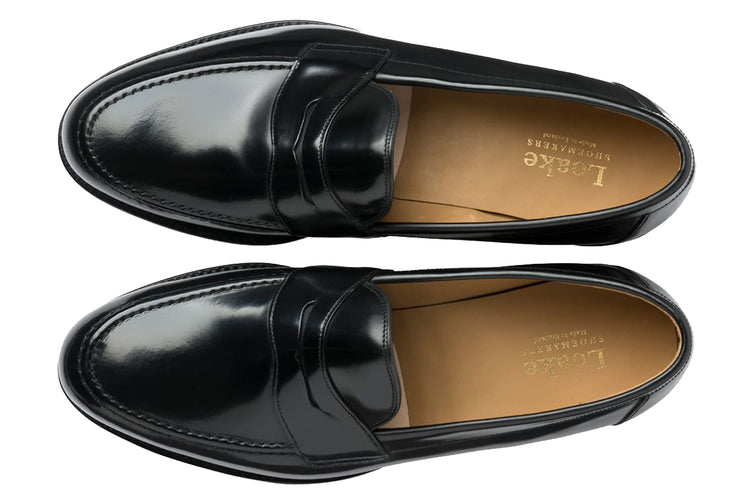 Loake Imperial Black Mens Handcrafted Shoes