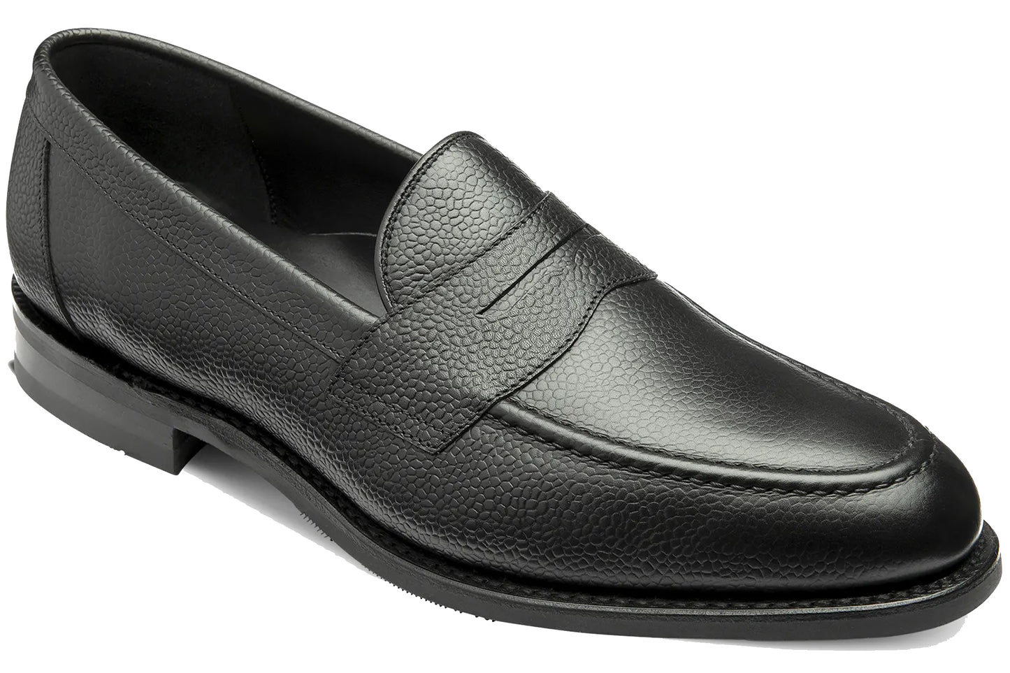 Loake Imperial Black Grain Mens Shoes