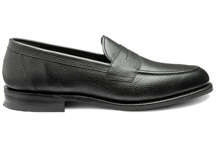 Loake Imperial Black Grain Mens Shoes