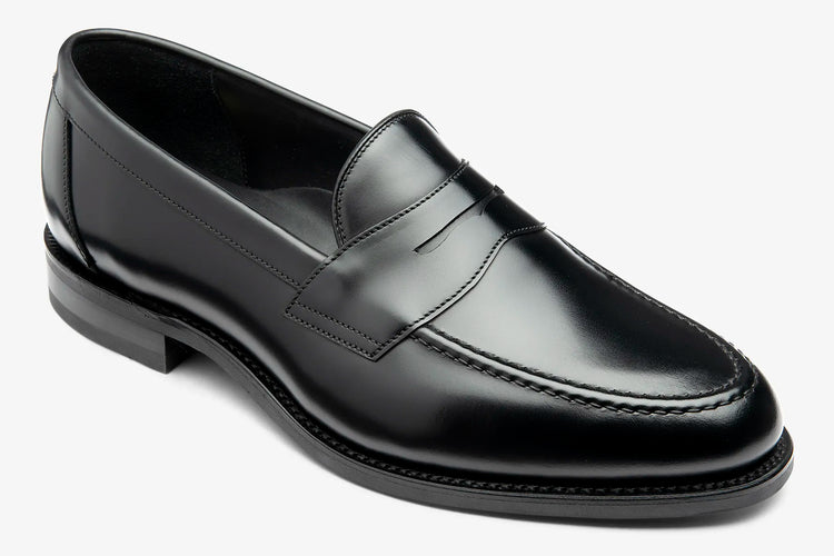 Loake Imperial Black Mens Handcrafted Shoes