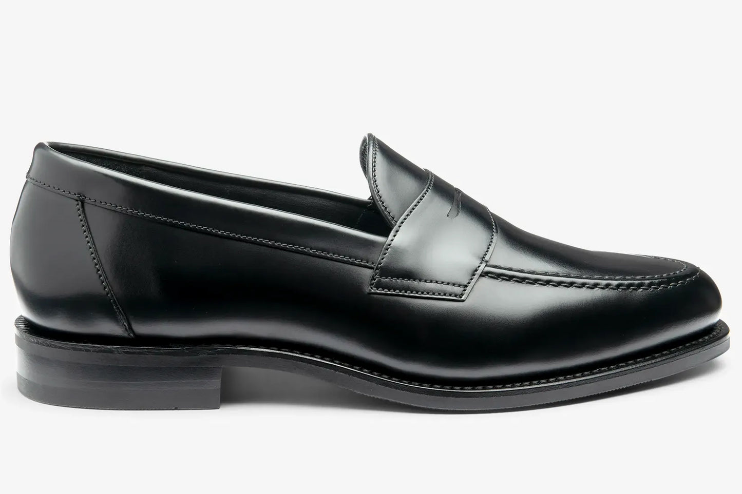 Loake Imperial Black Mens Handcrafted Shoes