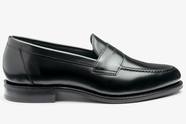 Loake Imperial Black Mens Handcrafted Shoes