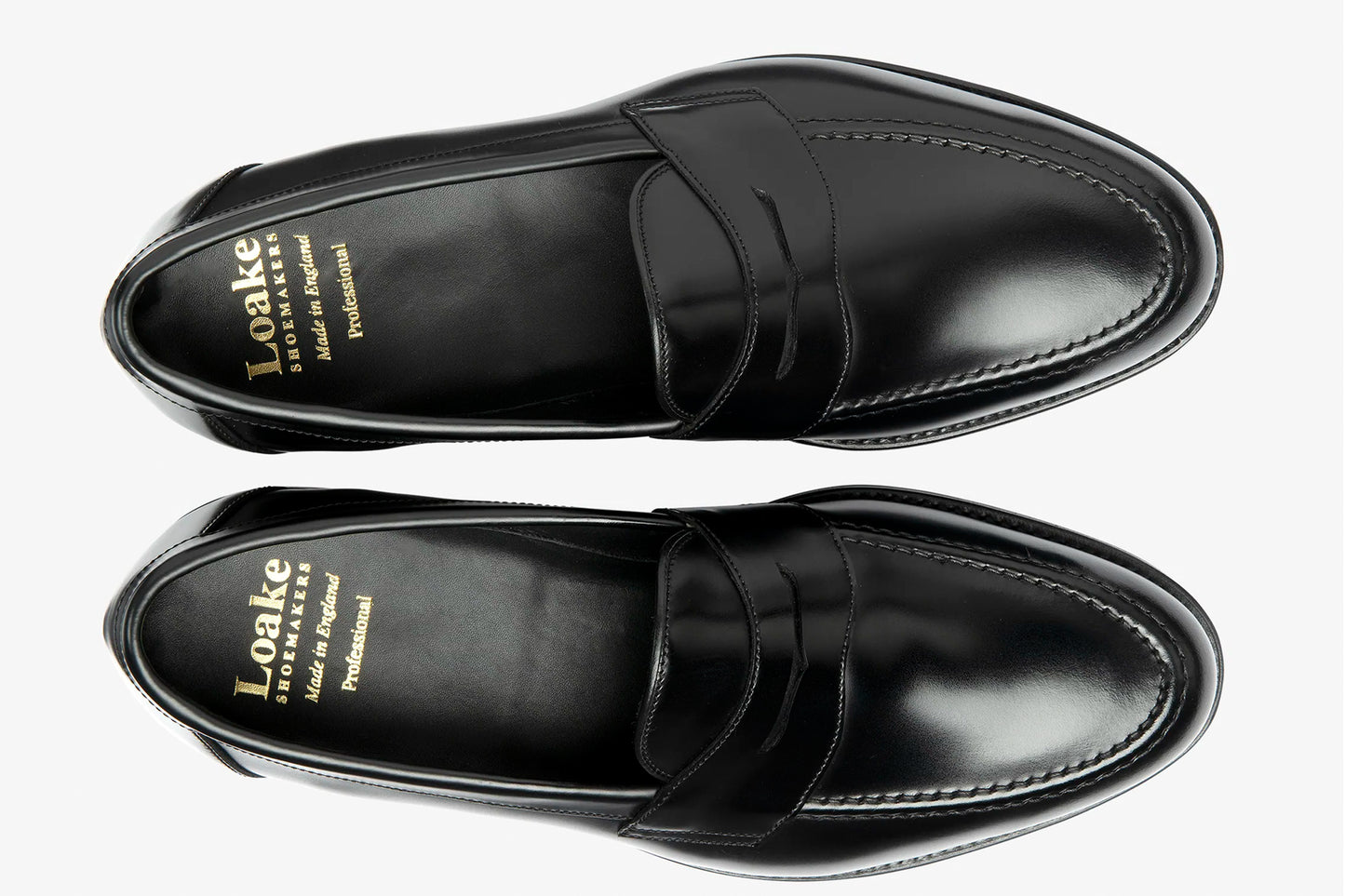 Loake Imperial Black Mens Handcrafted Shoes