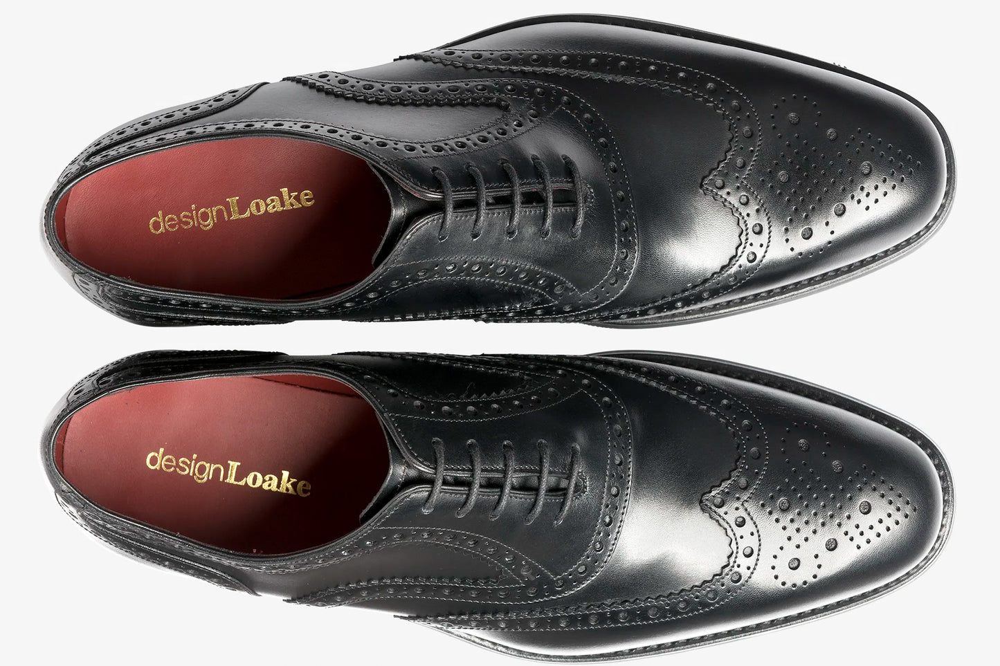 Loake Kerridge Black Mens Handcrafted Shoes