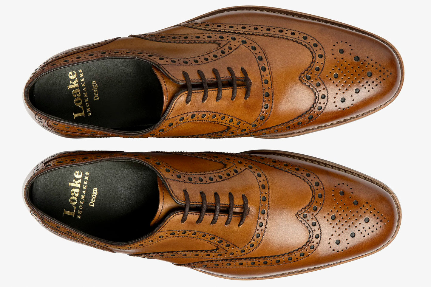 Loake Kerridge Tan Mens Handcrafted Shoes