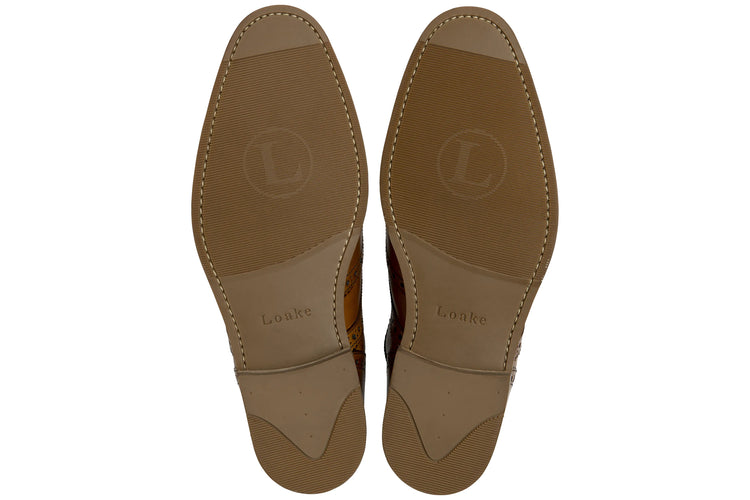 Loake Kerridge Tan Mens Handcrafted Shoes