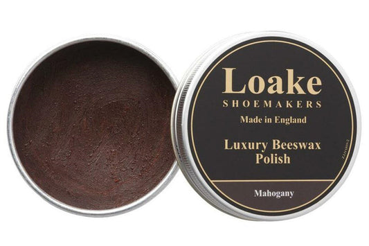 Loake Luxury Beeswax Polish Mahogany