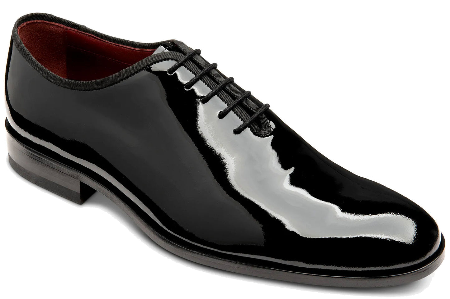 Loake Regal Black Patent Leather Mens Shoes