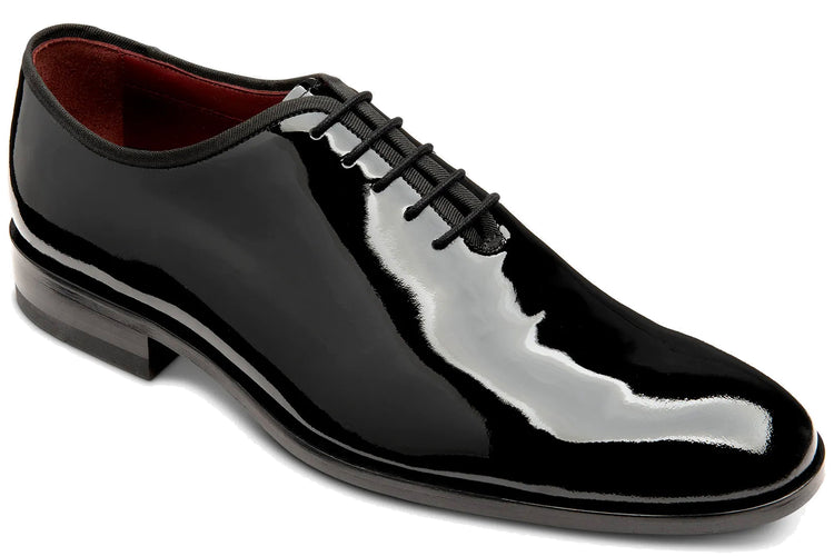 Loake Regal Black Patent Leather Mens Shoes