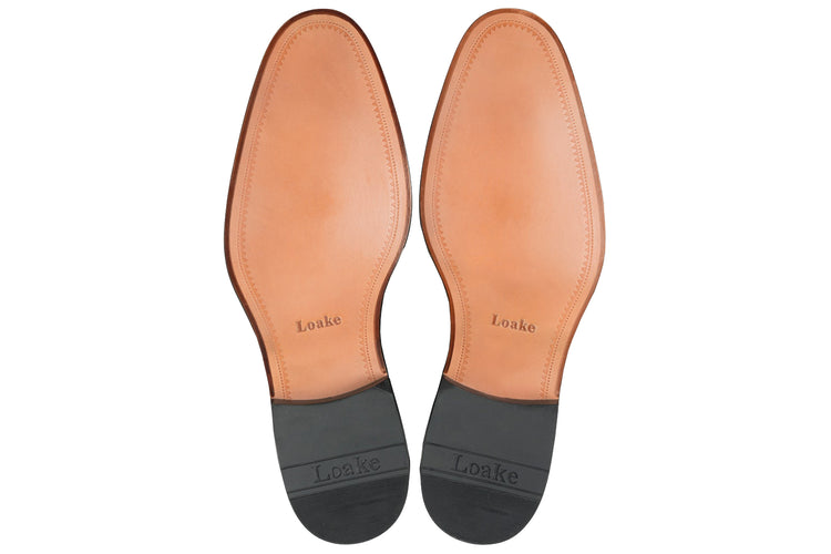 Loake Regal Black Patent Leather Mens Shoes