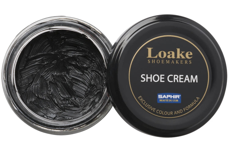 Loake Shoe Cream Black
