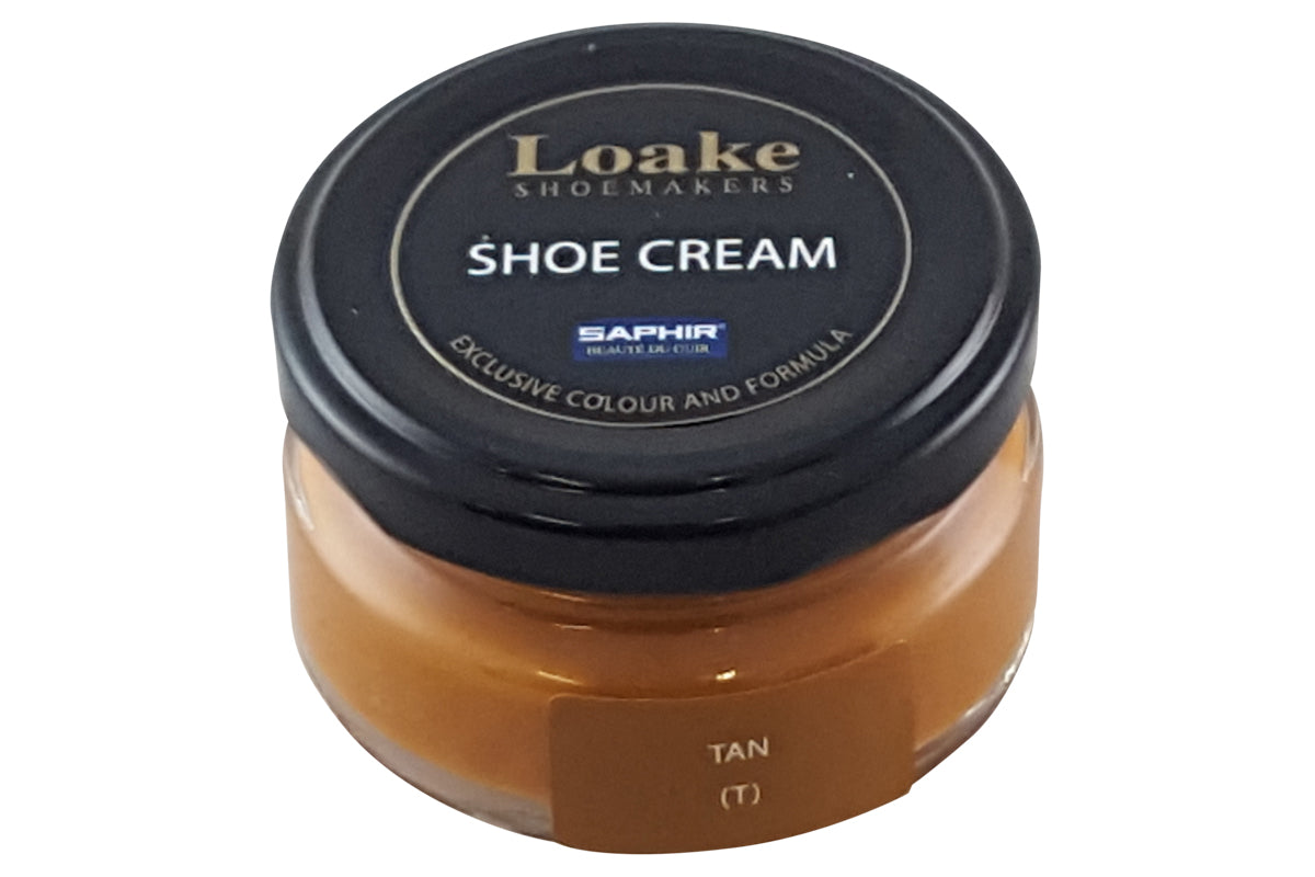 loake shoe cream tan